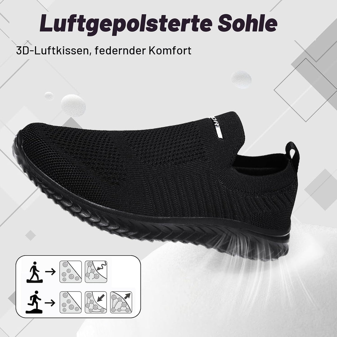 Slip On Sneakers Herren Damen Nurse Schuhe Walkingschuhe Outdoor Turnschuhe Sportschuhe Gym Bequem L