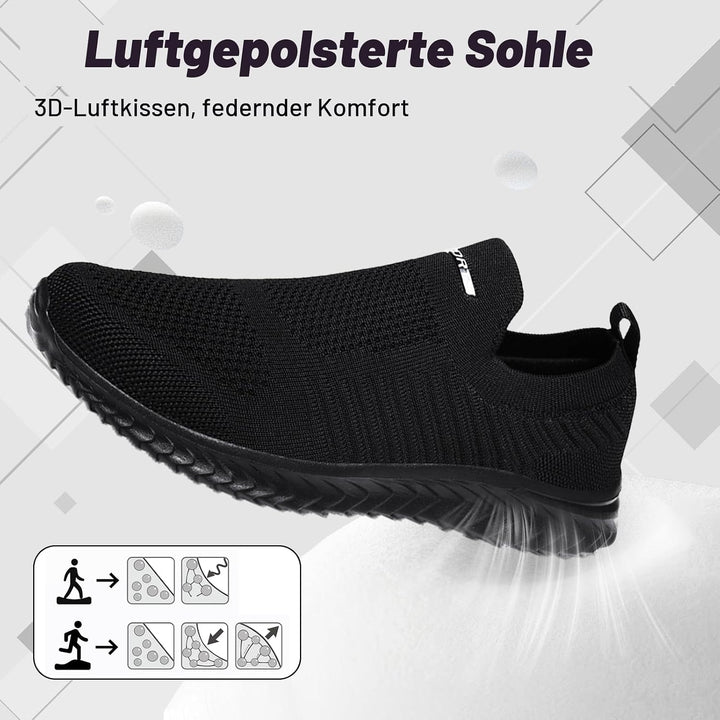 Slip On Sneakers Herren Damen Nurse Schuhe Walkingschuhe Outdoor Turnschuhe Sportschuhe Gym Bequem L