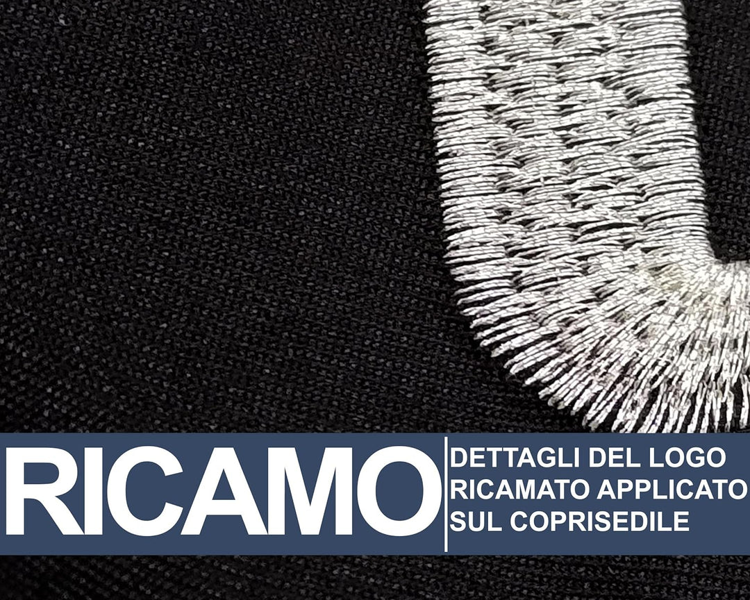 Lupex Shop Opel Corsa zweifarbige Sitzbezüge - schwarz