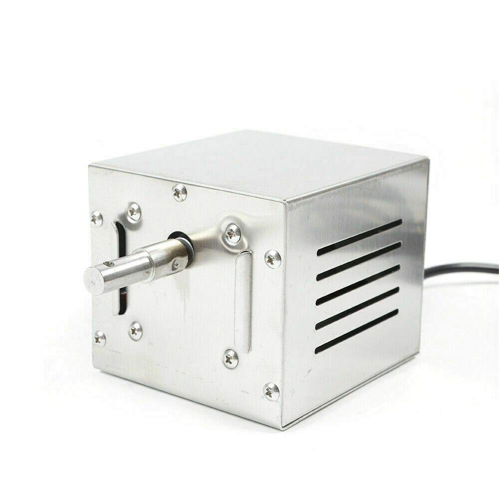SHZICMY Grillmotor für Grillspiess, BBQ Rotisserie, Edelstahl Grillmotor für Rotisserie, Spiessbrate