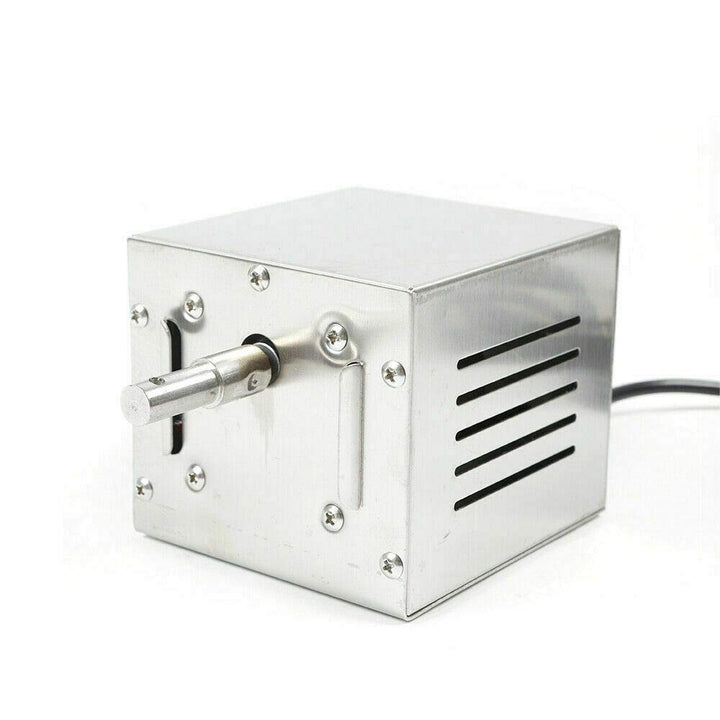 SHZICMY Grillmotor für Grillspiess, BBQ Rotisserie, Edelstahl Grillmotor für Rotisserie, Spiessbrate