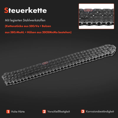 Steuerkettensatz Steuerkette für 1er E81 E87 F20 F21 3er F30 F35 F80 F31 E46 E90 Berlingo C3 C4 C5 D