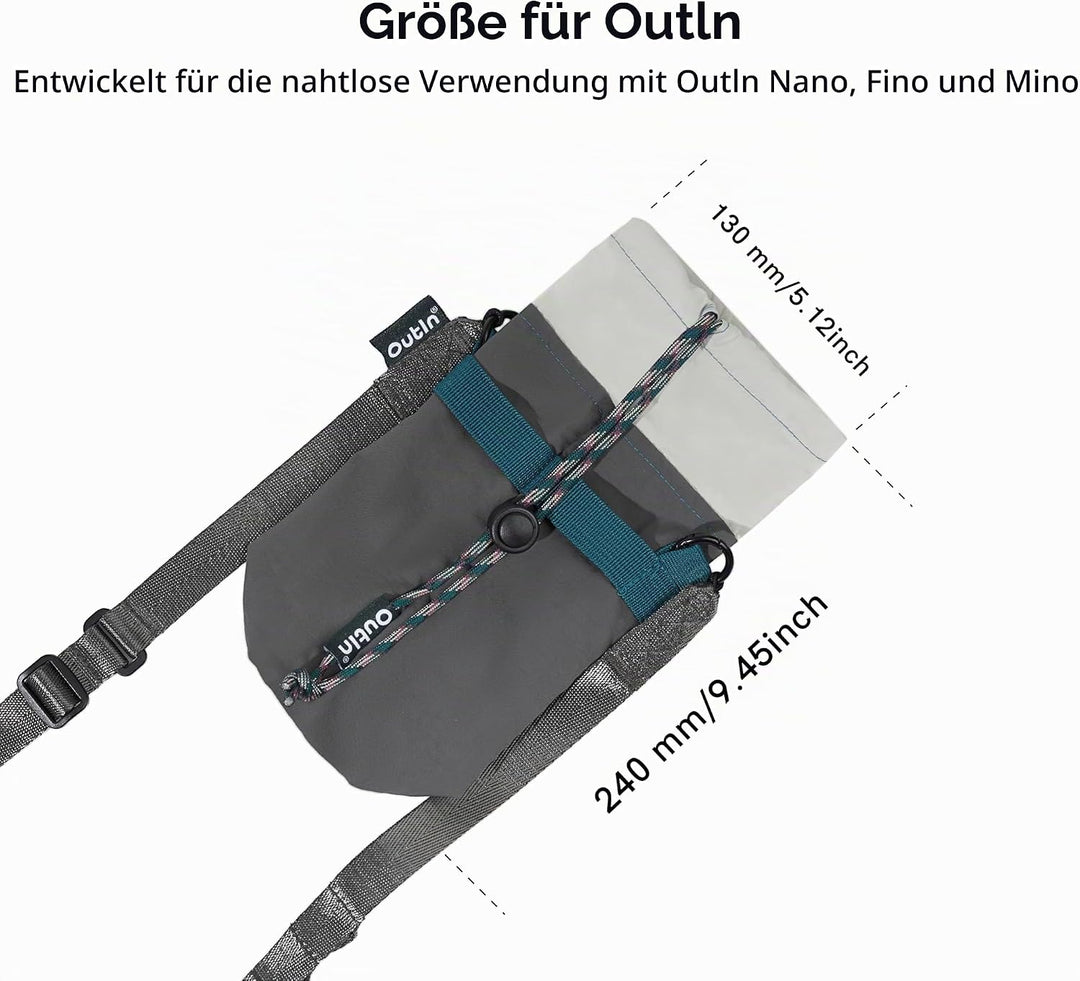 OutIn Sling Pocket - Kompakte &amp; Langlebige Crossbody-Tasche für den Alltag, Wasserabweisende Tasche