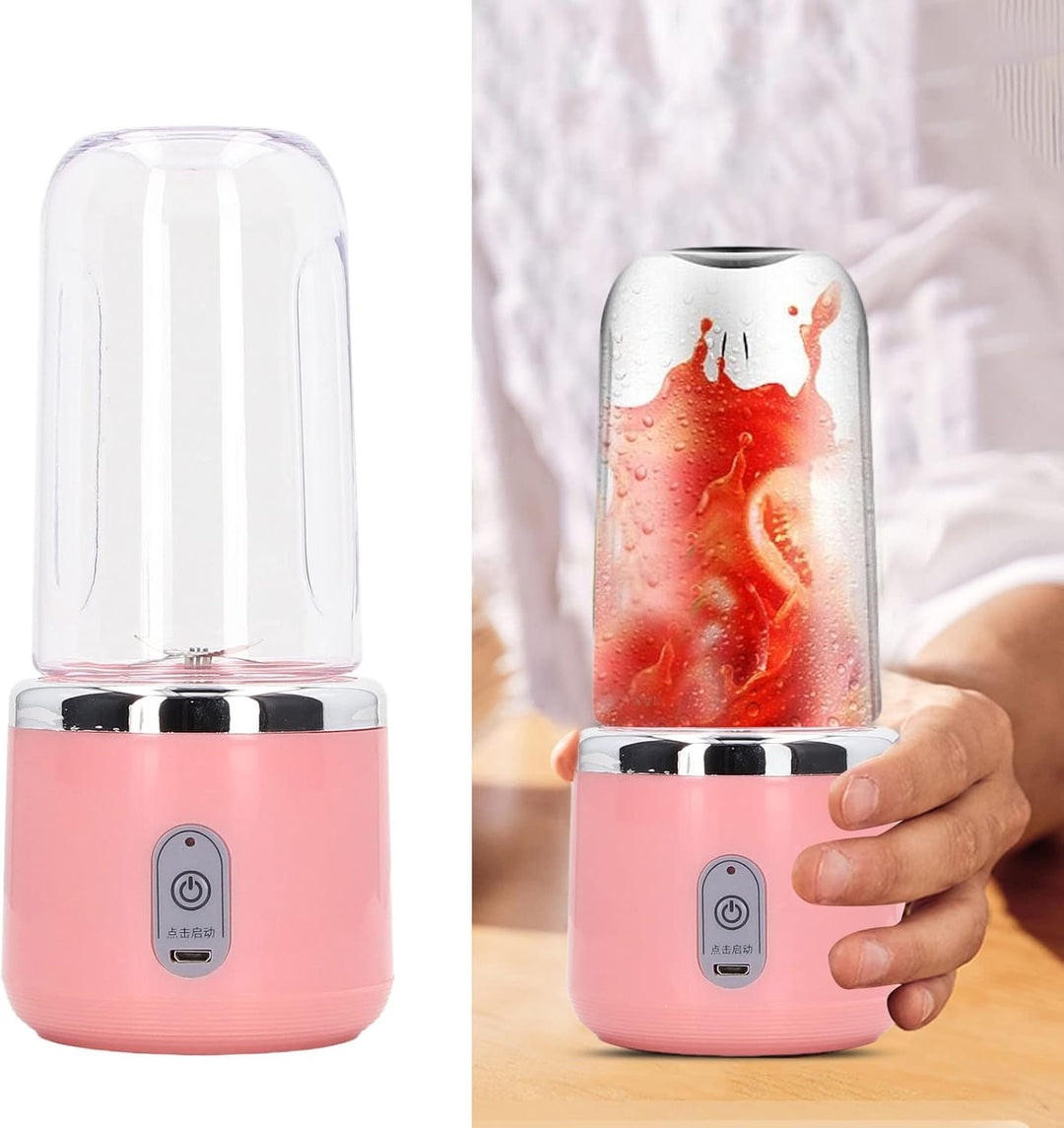 Mini Elektrischer Mixer, tragbarer Mixer, 300 ml, Obstmixer, 1200 MAh, Mini-USB-Ladeabzieher mit Dec