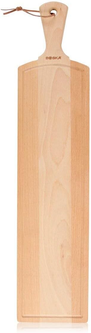 Boska Servierbrett Amigo L holz, Schneidebrett Holz, Holzbrett Küche Gross, Frühstücksbrettchen Holz