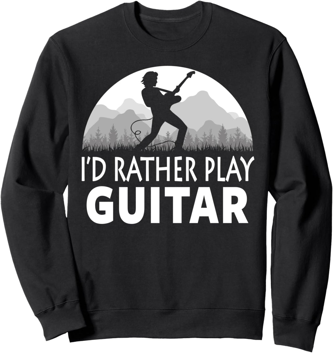 Lustige Gitarre Geschenk für Gitarristen, Gitarre Sweatshirt