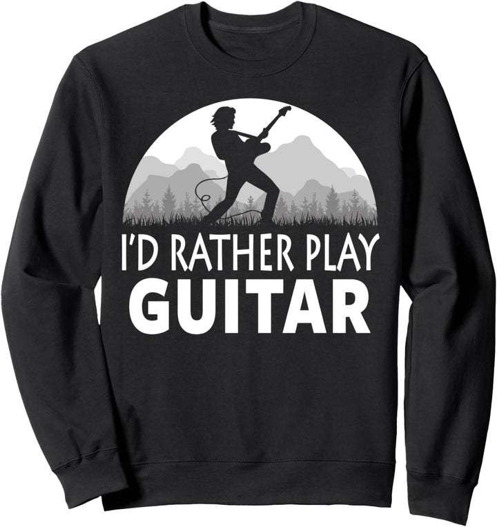 Lustige Gitarre Geschenk für Gitarristen, Gitarre Sweatshirt
