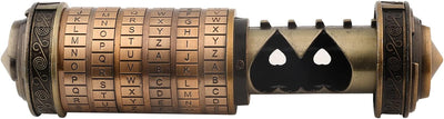 Dioche Klassischer Da Vinci-Passwort-Buchstaben-Code-Sperrringhalter Romantisches Geschenk Standard-