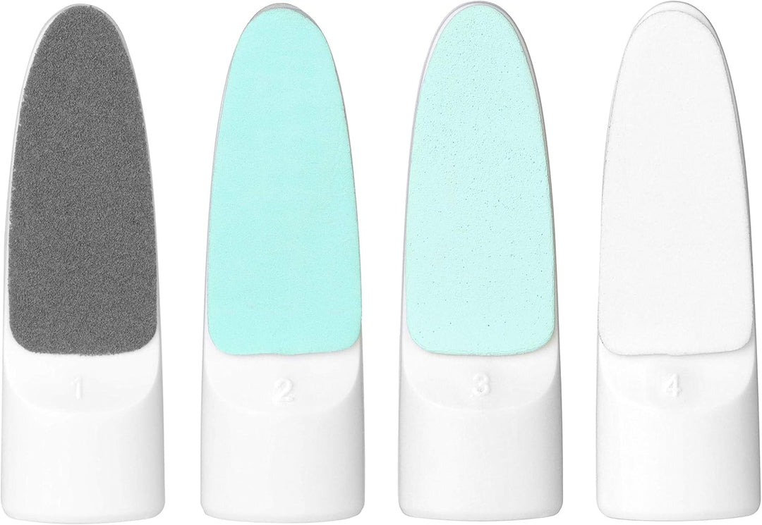 Remington Nagelfeile elektrisch (Maniküre Set &amp; Pediküre Set), 4-faches Feilensystem, beidseitige Fe