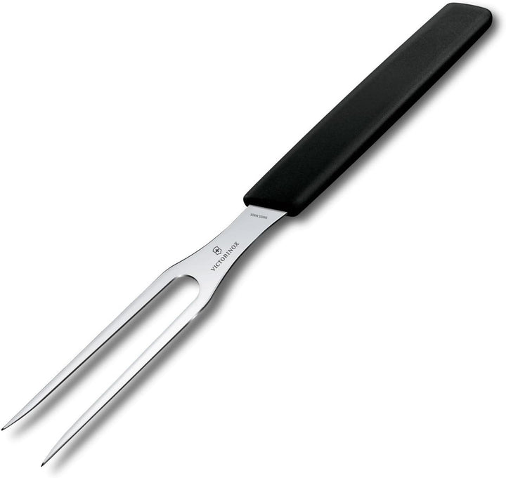 Victorinox Swiss Modern, Profi Tranchiergabel, Extra Scharfe Klinge, 15 cm, Robuster Kunststoffgriff