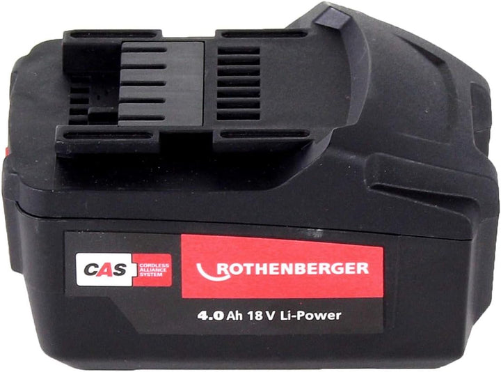 ROTHENBERGER 1000001653 RO BP18/4 Wiederaufladbar Li-HD Akku, 4Ah Kapazität, 18V