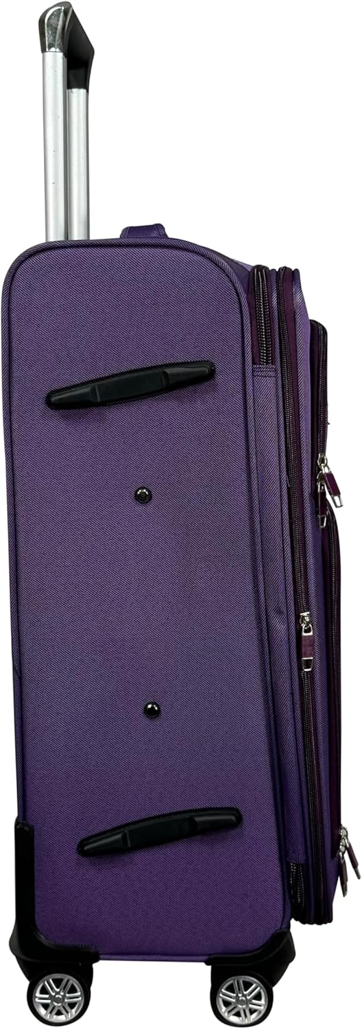 Stoff Reisekoffer Trolley Erweiterbar mit Zwillingsrollen (M/L/XL/XXL oder 4er Set) Weichgepäck (Lil