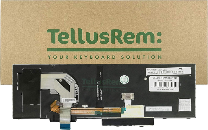 TellusRem ersatztastatur Französisch Hintergrundbeleuchtung für Lenovo Thinkpad T570 T580 P51s P52s