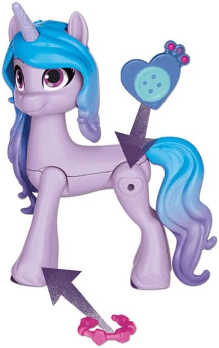 My little Pony – Entdecke Dein Ponyfunkeln Einhorn-Teeparty Izzy Moonbow, Hoof to Heart Pony, 21 Acc