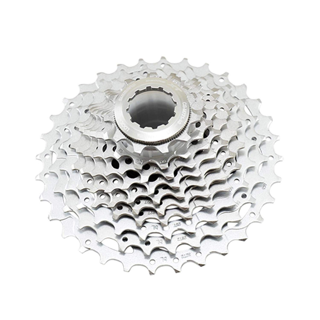SHIMANO CS-M771 (Deore XT) // 10-Fach Kassette (11-32 Zähne) silber 17 x 17 x 6 cm, silber 17 x 17 x