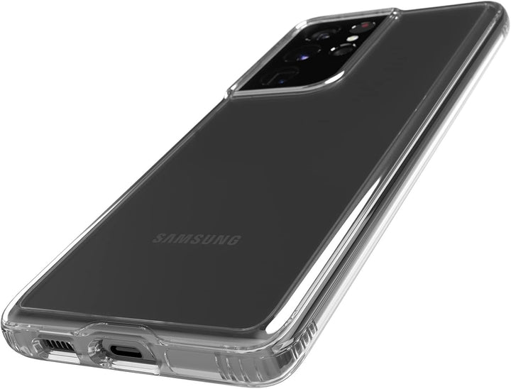 tech21 EvoClear Schutzhülle für Samsung S21 Ultra 5G, 3,6 m, Fallschutz farblos Galaxy S21 Ultra 5G,