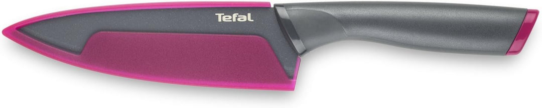 Tefal K122S2 Fresh Kitchen 2er Set Kochmesser 15 cm + Gemüsemesser 9 cm | Edelstahl Klinge + titanve
