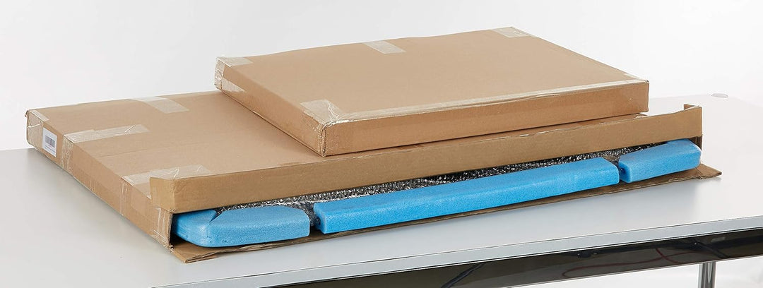 Luxentury Schreibtischunterlage Schreibunterlage Leder Kantenschutz: 60x40 cm Echtleder abgewinkelt