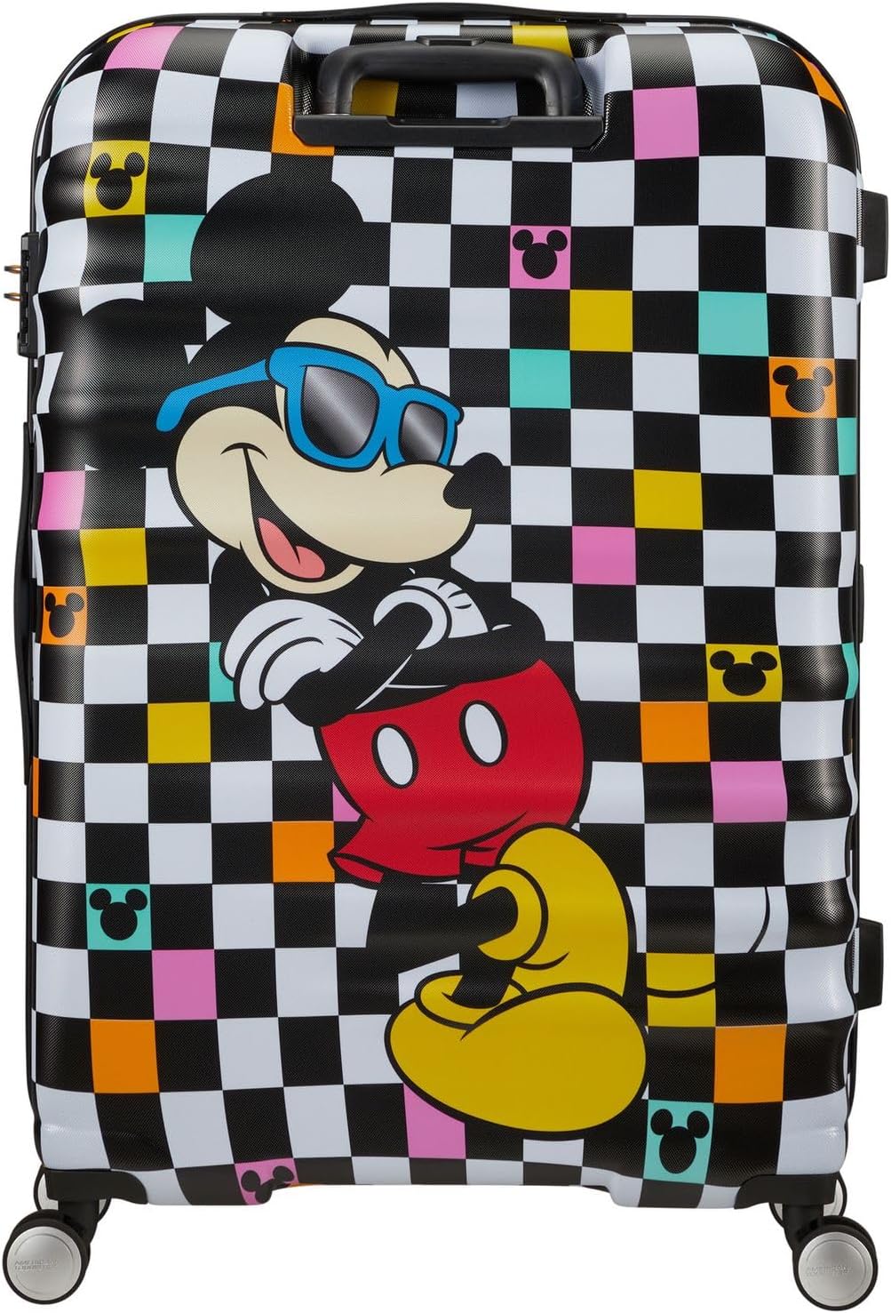 American Tourister Wavebreaker Disney, Spinner L, Koffer, 77 cm, 96 L, Mehrfarbig (Mickey Check)