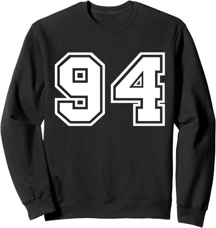 Team Jersey Nummer #94 Sportgeschenk Sweatshirt