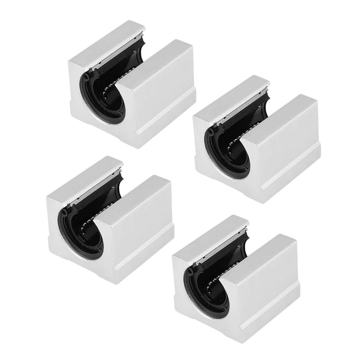 4 Stück SBR20UU Aluminiumlegierung Open Linear Motion Bearing Gleitblock 3D-Drucker CNC-Teile 20x39x