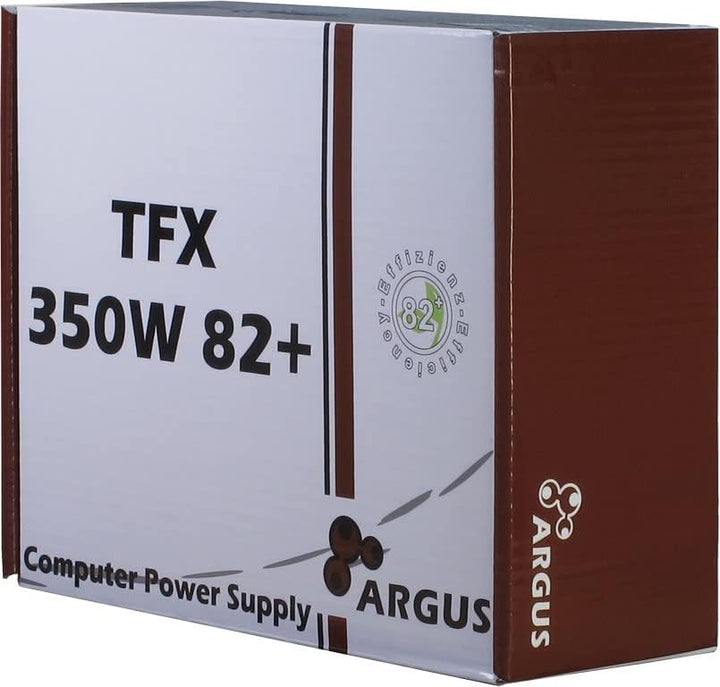 INTER-TECH TFX-350W Netzteil 80mm Luefter aktive PFC 1x20+4pin 1x4+4pin 1x PCIe 6+2 2X IDE 3xSATA 1x