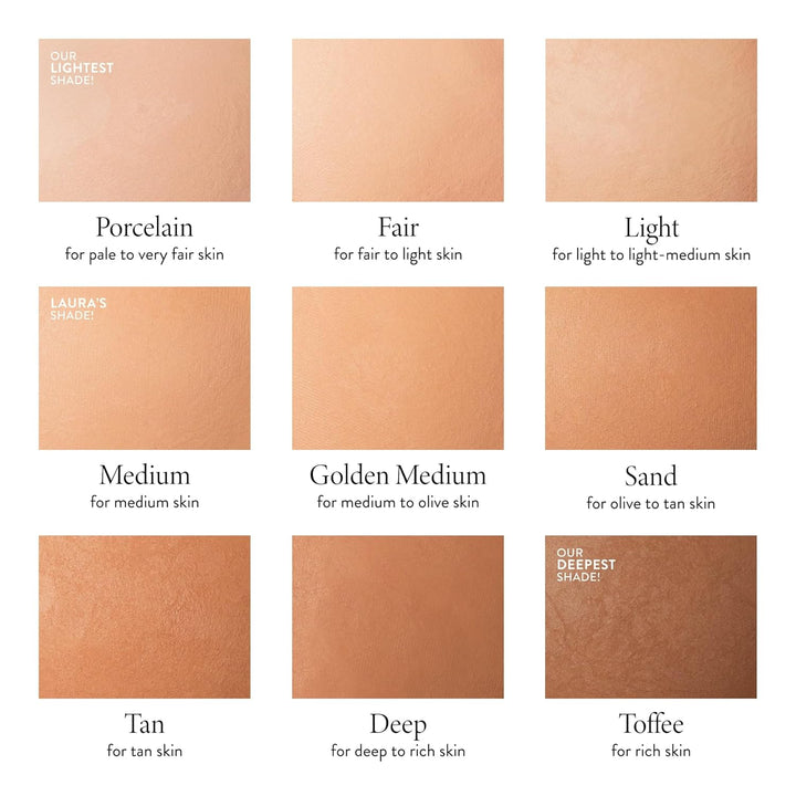LAURA GELLER NEW YORK Baked Double Take Puder Makeup, Porcelain, Langanhaltende Make Up Puder Founda