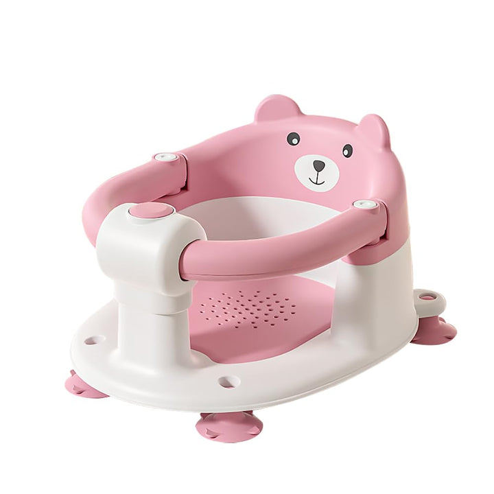 UBRAVOO Baby Badesitz für Babys ab 6 Monaten. Rutschfester Baby-Badesitz in Bärenform für Babys zum