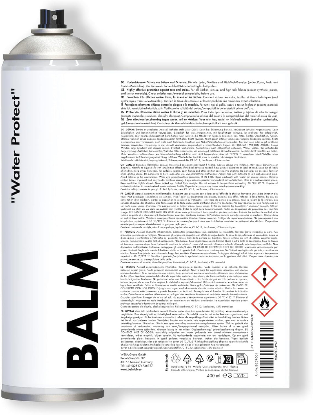 BALM Schuhputzsets – Premium Sneaker Reiniger & Schuhpflegeset für Leder, Textil, Suede, Nubuk etc –