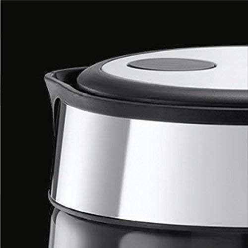 Russell Hobbs Wasserkocher Glas Design [1,7l, 2200W] Elegance - polierten Edelstahl-Applikationen (b