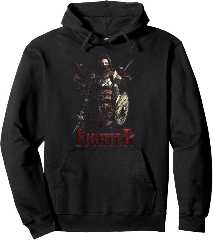 Human Fighter Tabletop RPG Fantasy Rollenspiel Gamer Grafik Pullover Hoodie
