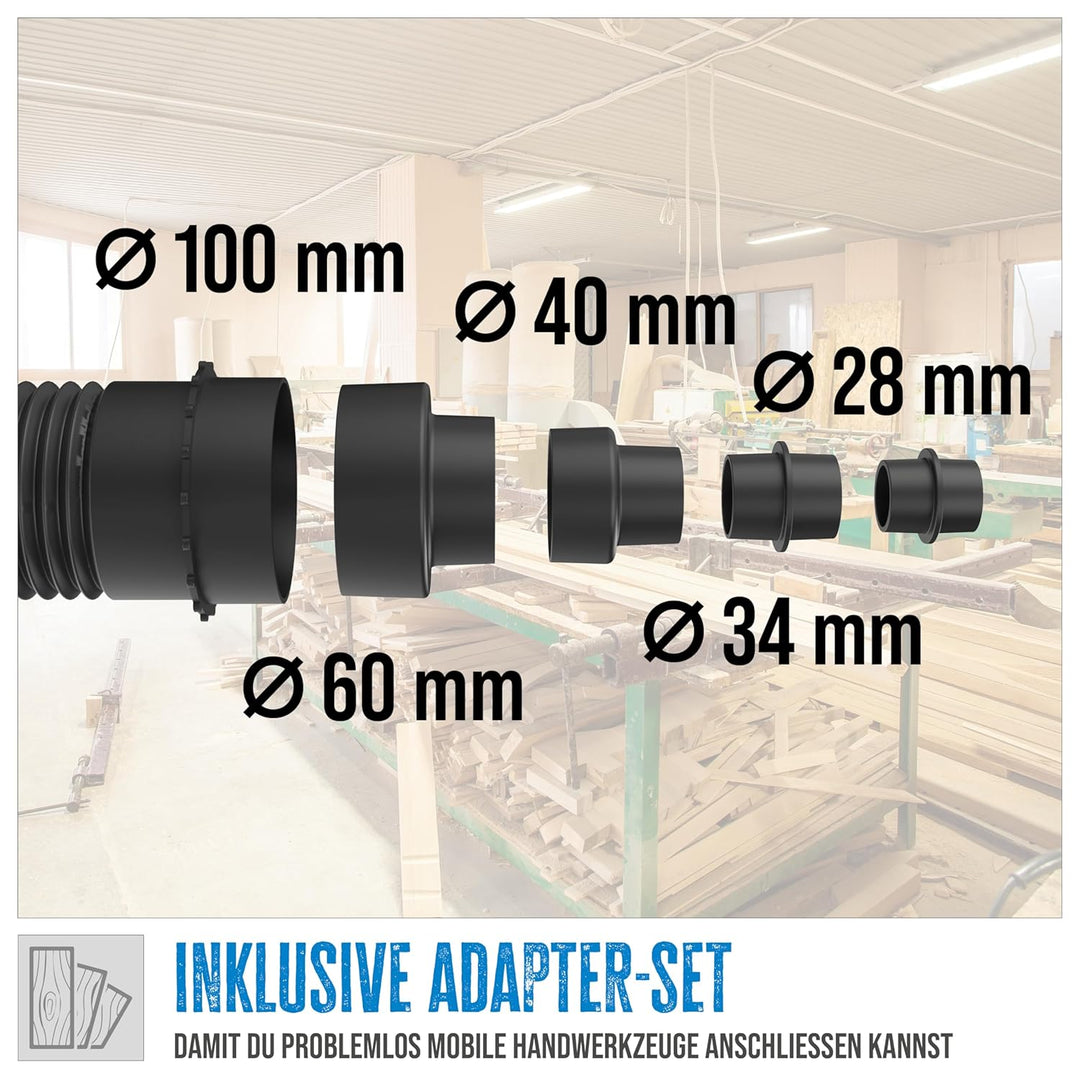 Güde GAA 50 55136, Absauganlage, Blau, 1100 W, 85 Dezibel