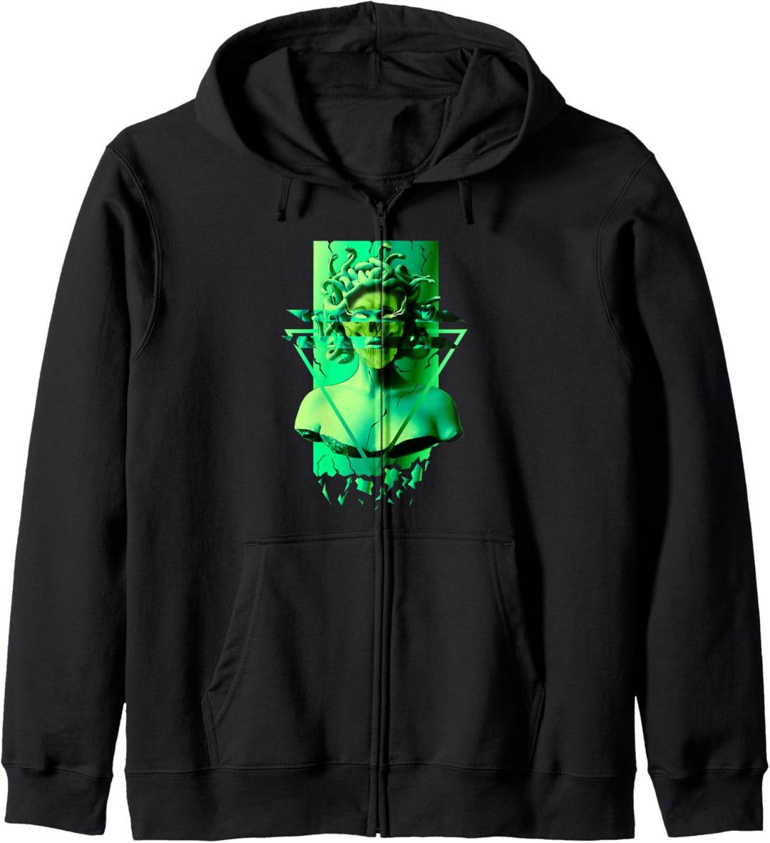 Medusa Snake - Sad Aesthetic Edgy Streetwear Kapuzenjacke