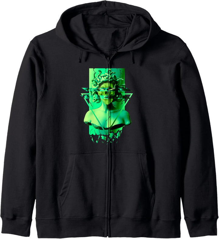 Medusa Snake - Sad Aesthetic Edgy Streetwear Kapuzenjacke