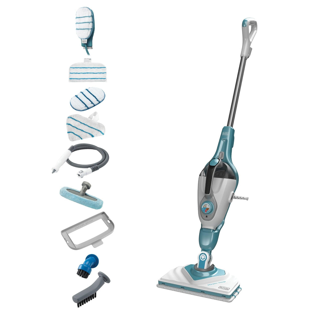 BLACK+DECKER BHSM166DSM Dampfmopp 2 und n1, 1.600 W mit Delta-Kopf