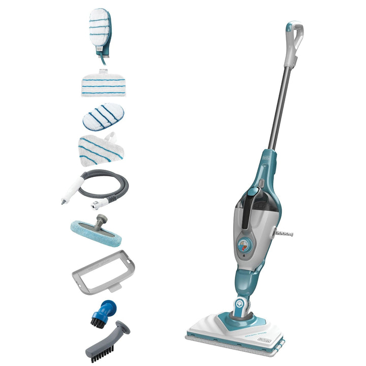 BLACK+DECKER BHSM166DSM Dampfmopp 2 und n1, 1.600 W mit Delta-Kopf