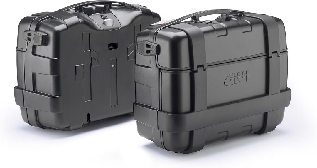 Givi TRK33BPACK2 Trekker 33 Koffer Satz Monokey, Schwarz, Schwarz
