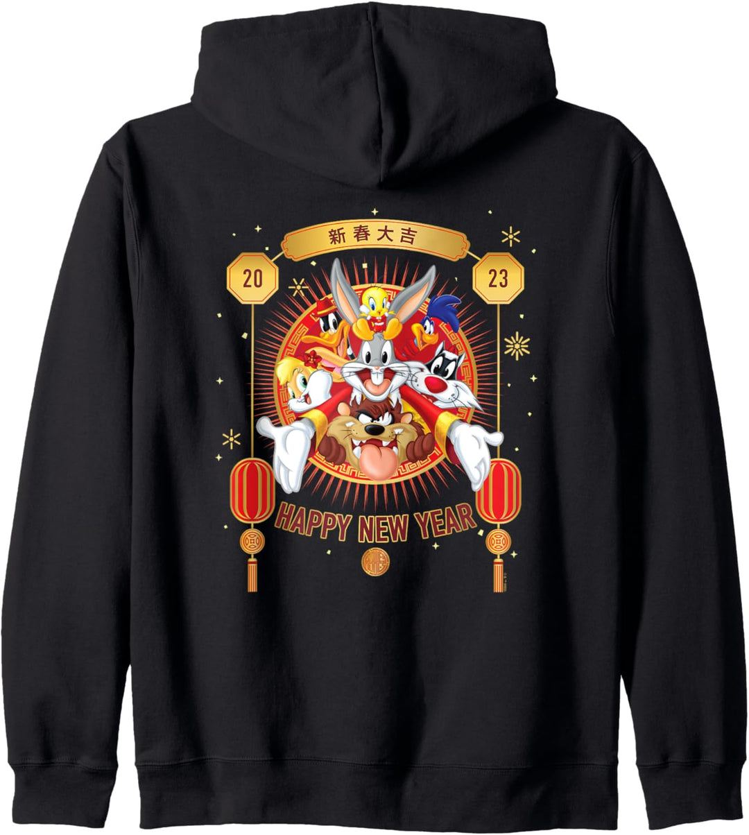 Looney Tunes Bugs Bunny Group 2023 New Year Kapuzenjacke