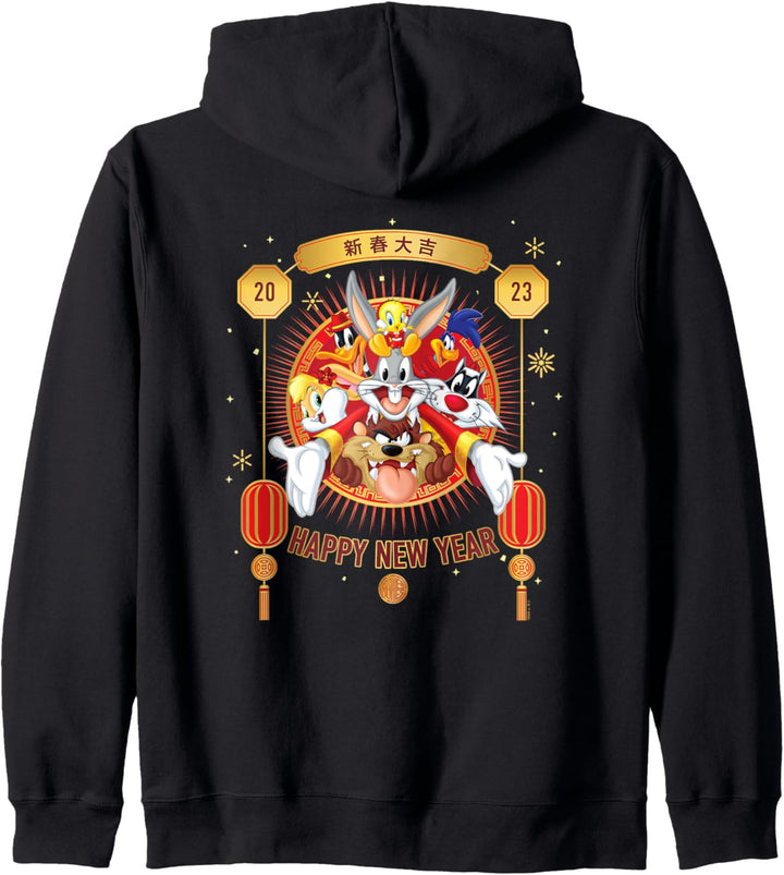 Looney Tunes Bugs Bunny Group 2023 New Year Kapuzenjacke