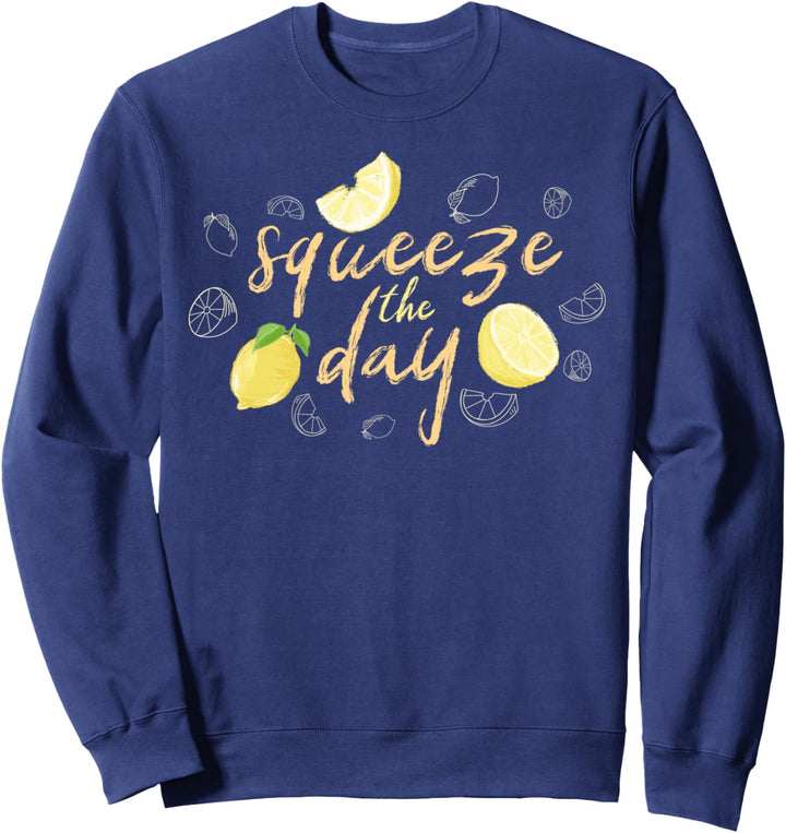 Squeeze The Day Lemon Sketches Sweatshirt