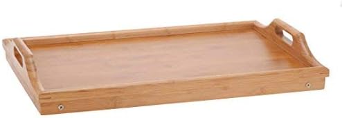 Spetebo Serviertablett Serving Tray - Betttablett 50 x 30 x 27 cm