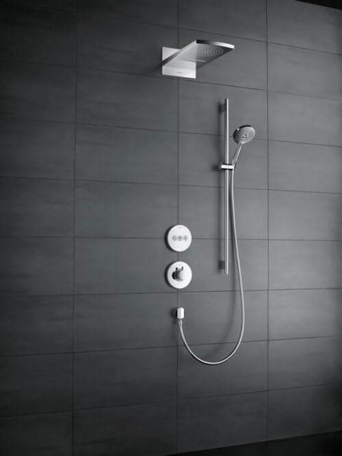 hansgrohe Raindance Rainfall Duschkopf, Kopfbrause mit 2 Strahlarten ohne Beleuchtung, Chrom