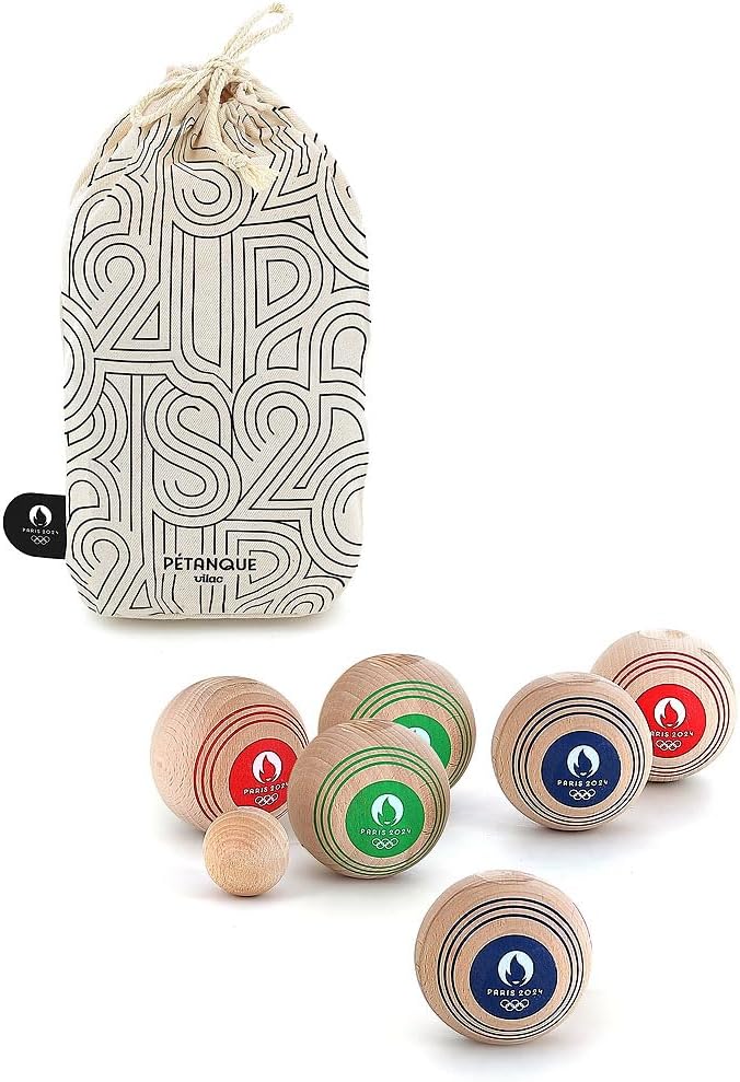 Vilac 240400 Special Edition für die Olympischen Spiele 2024-Bocciespiel-Offizieller Partner-Kinders