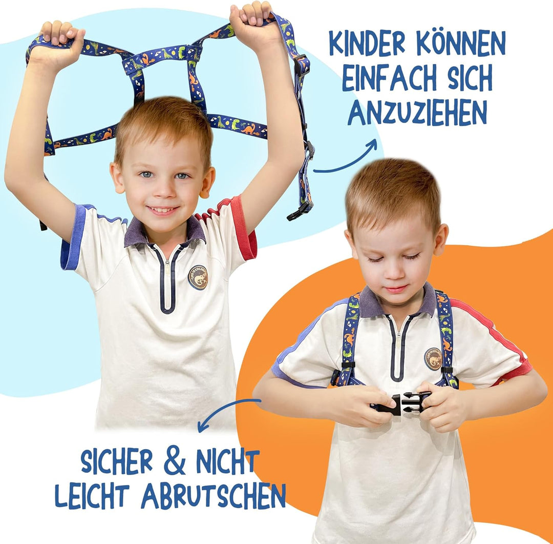 Pferdeleine zum Spielen für Kinder, Verstellbares Pferdegeschirr für Kinder, Pferde Spielleine für J