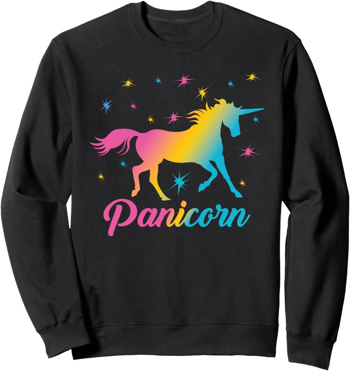 Panicorn LGBTQ Queer Lustiges Einhorn Geschenk Pansexuell Sweatshirt