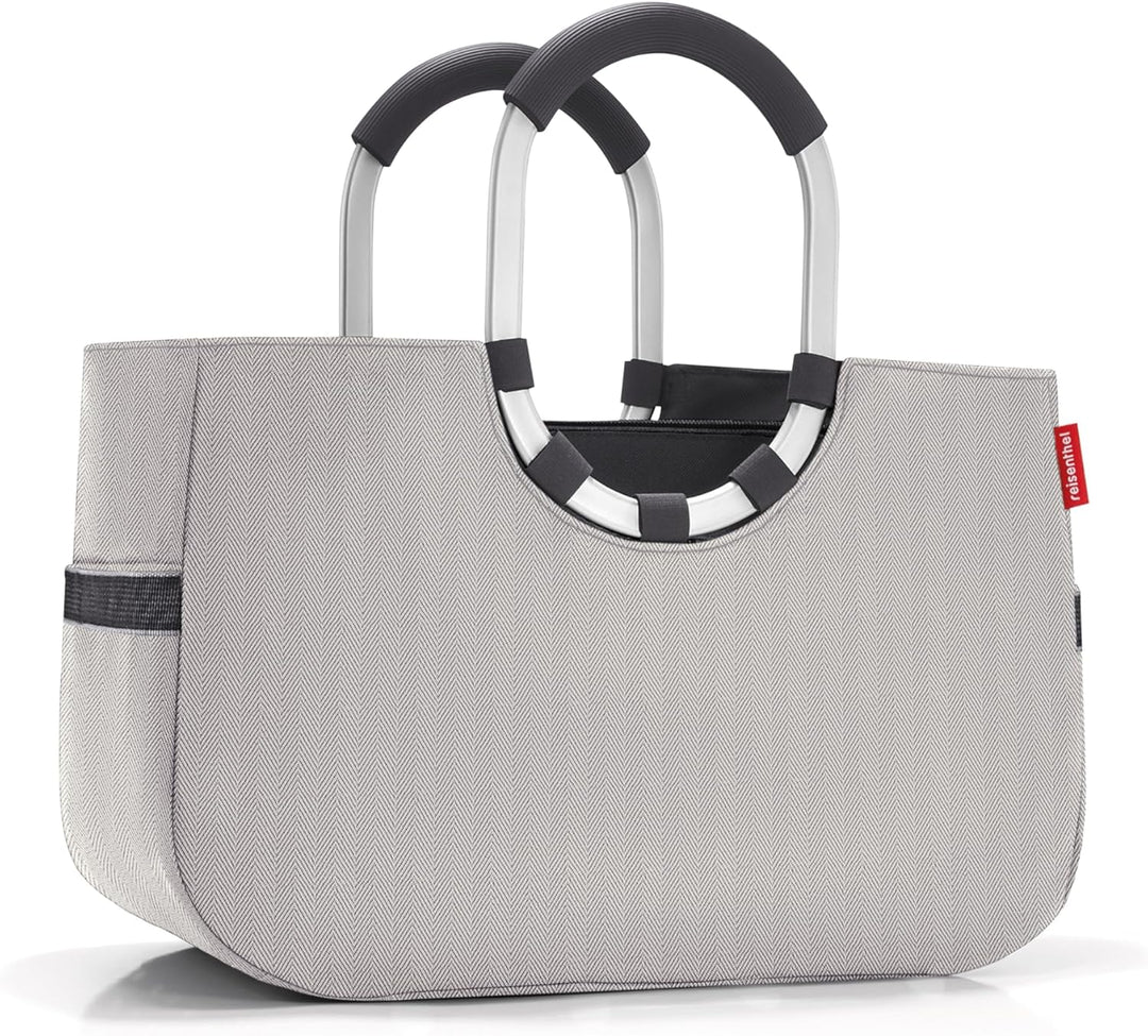 reisenthel loopshopper M – Stabile Tasche mit praktischen Fächern aus recycelten PET-Flaschen – Eleg