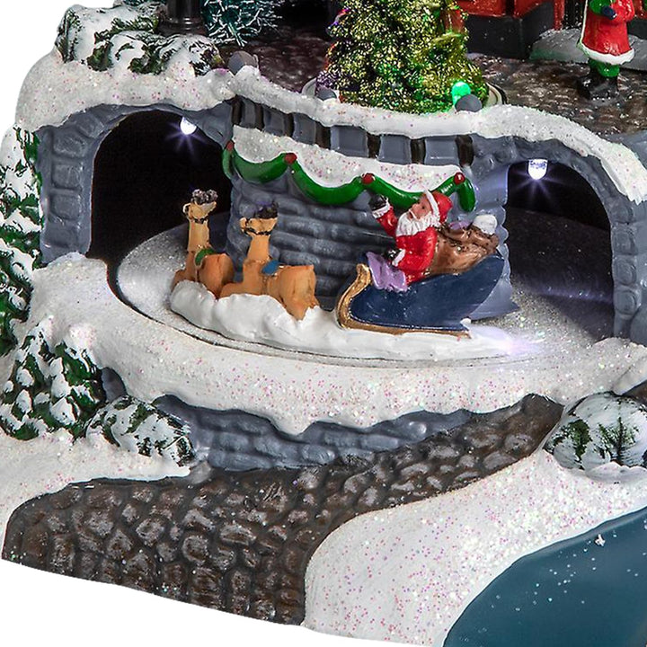 Avilia Weihnachtsdorf mit Musik und Lichter: Magische Atmosphäre für Ihre Weihnachtsfeiern! Funkelnd