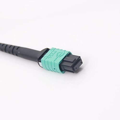 10Gtek® Fiber Patch Cable - MPO to MPO OM3 Multimode Fiber Jumper Patch Cord, 8-core Fiber for QSFP+