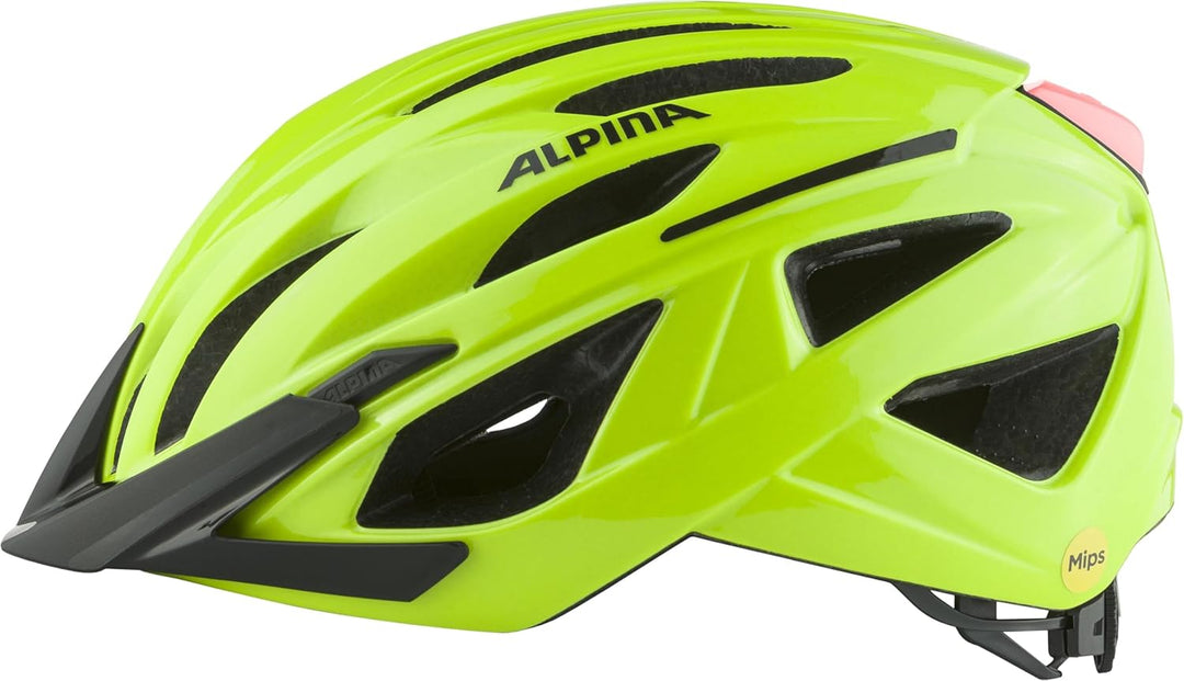 ALPINA Gent MIPS - Reflektierender, Optimal Sichtbarer & Sicherer MIPS Fahrradhelm mt Fliegennetz Fü