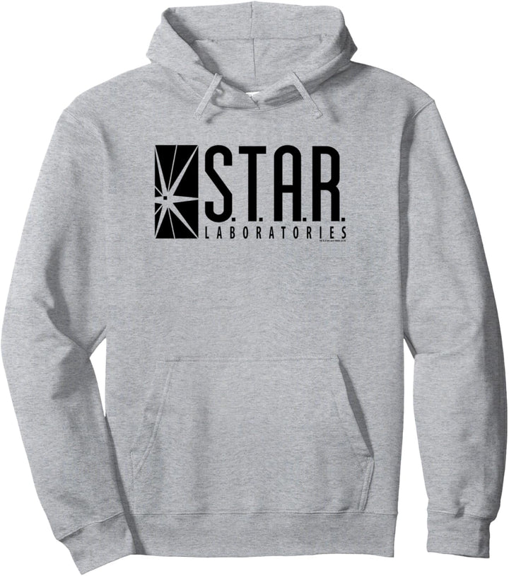 The Flash TV Series S.T.A.R. Labs Black Grey Pullover Hoodie